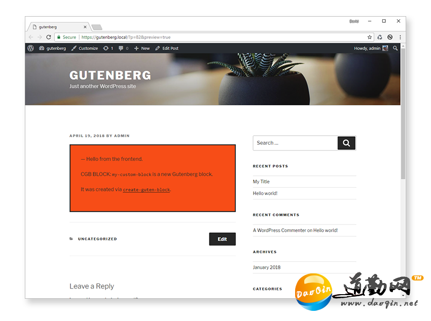 WordPress Gutenberg Block APIؽ